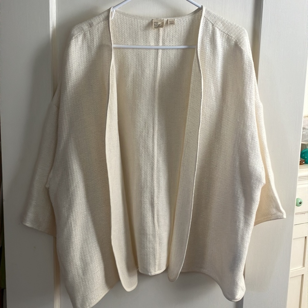 Exquisite EILEEN FISHER Linen Boxy Jacket size XL - Picture 9 of 12